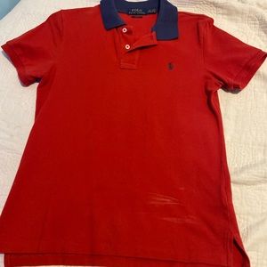 Red Ralph Lauren shirt
